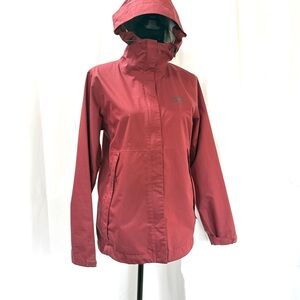 Mountain Hardware Granite Glade Women's Maroon Rain Jacket, Size SP